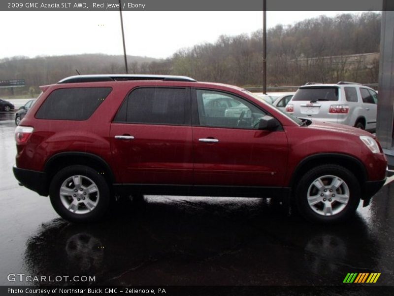 Red Jewel / Ebony 2009 GMC Acadia SLT AWD