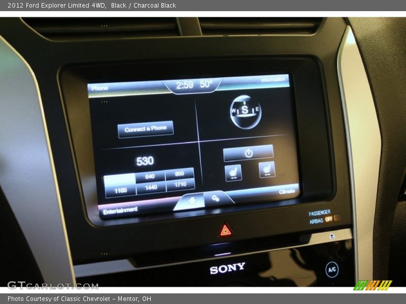 Black / Charcoal Black 2012 Ford Explorer Limited 4WD