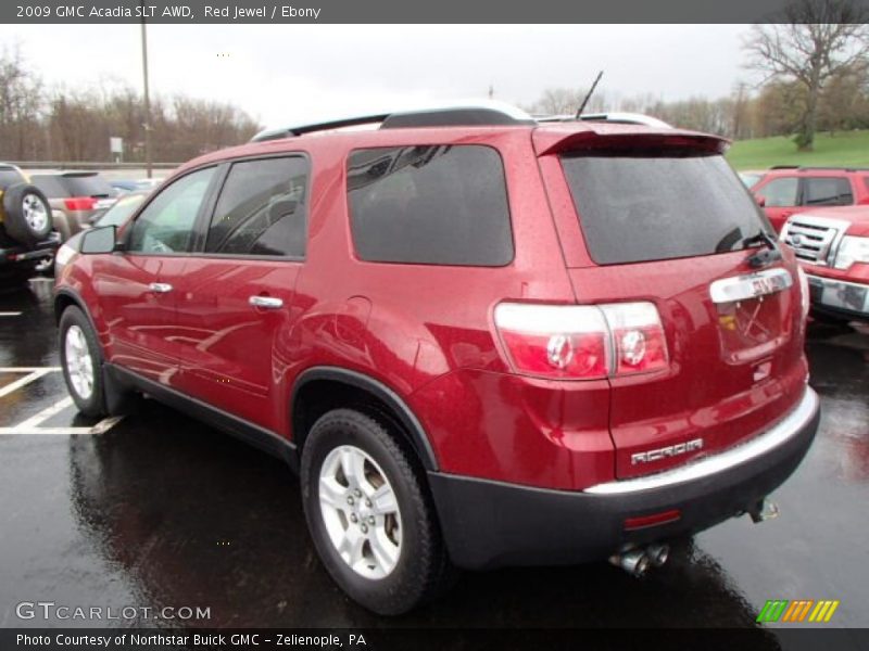 Red Jewel / Ebony 2009 GMC Acadia SLT AWD