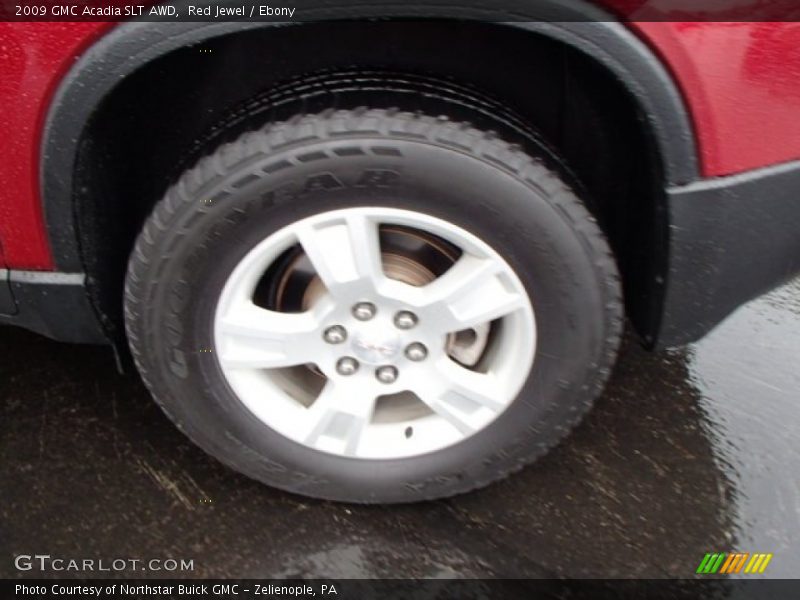 Red Jewel / Ebony 2009 GMC Acadia SLT AWD