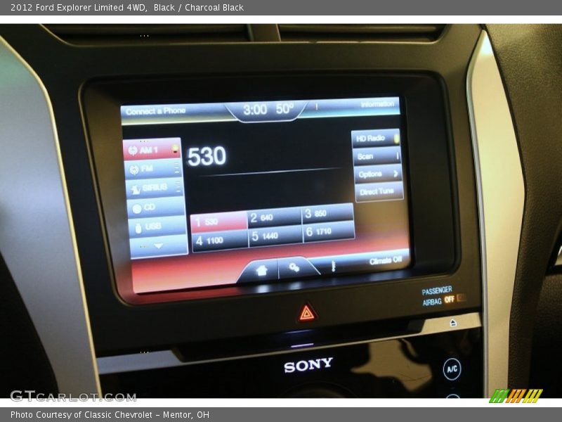 Black / Charcoal Black 2012 Ford Explorer Limited 4WD