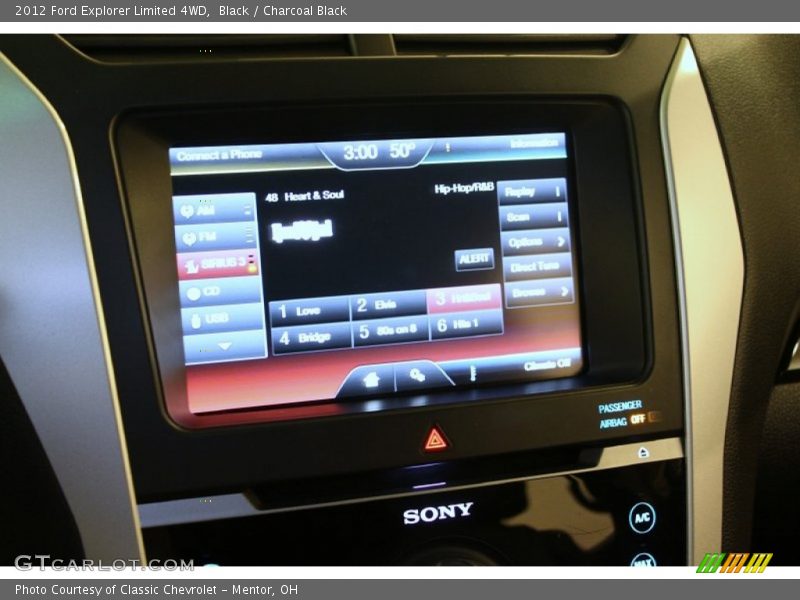 Black / Charcoal Black 2012 Ford Explorer Limited 4WD
