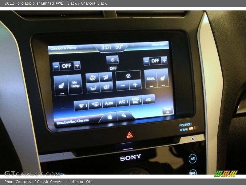 Black / Charcoal Black 2012 Ford Explorer Limited 4WD