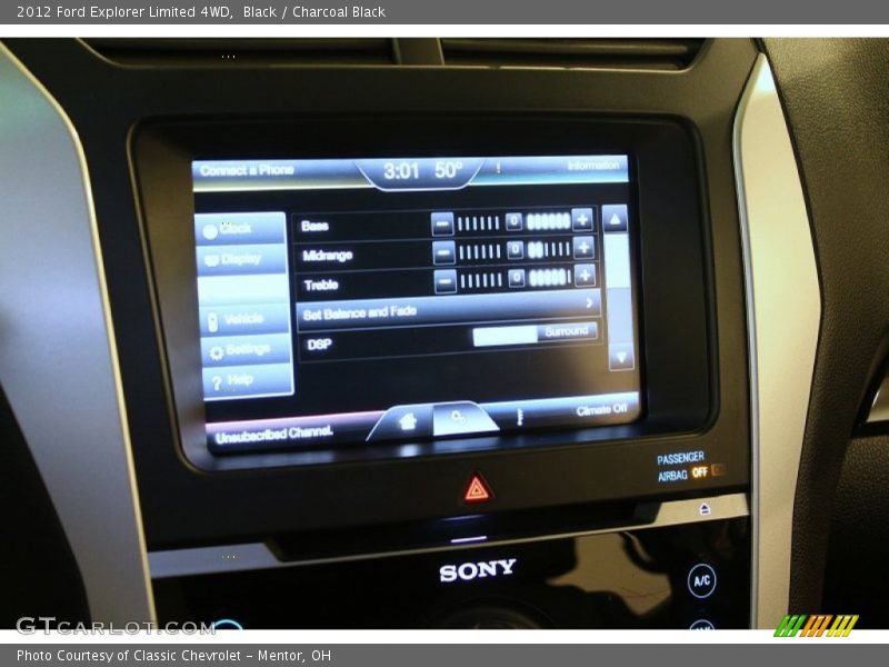 Black / Charcoal Black 2012 Ford Explorer Limited 4WD