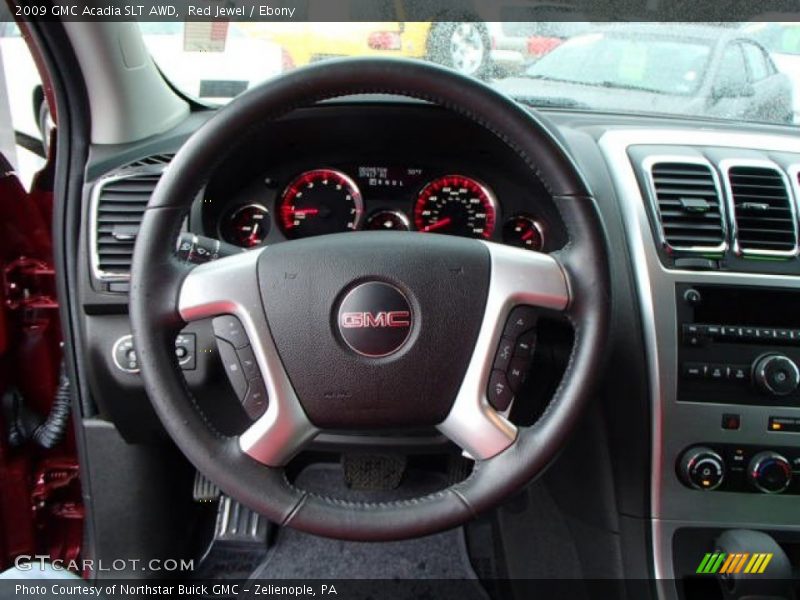 Red Jewel / Ebony 2009 GMC Acadia SLT AWD