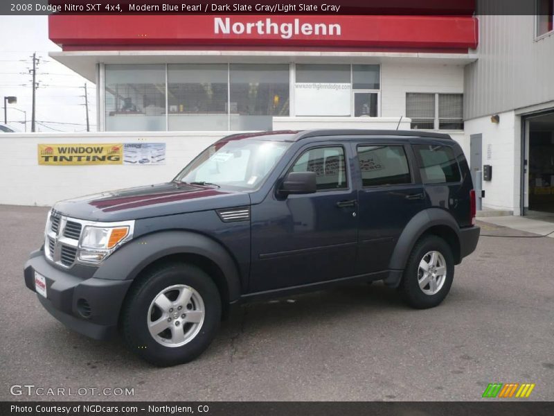 Modern Blue Pearl / Dark Slate Gray/Light Slate Gray 2008 Dodge Nitro SXT 4x4