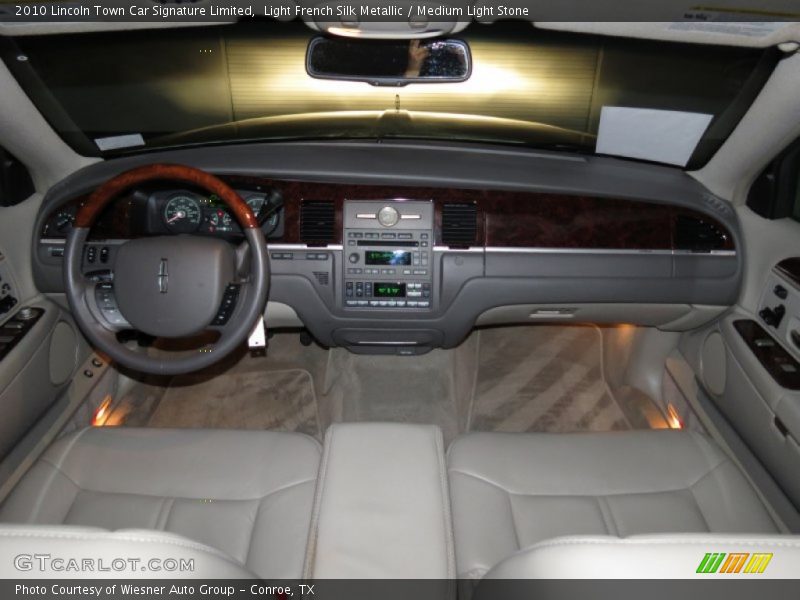 Light French Silk Metallic / Medium Light Stone 2010 Lincoln Town Car Signature Limited