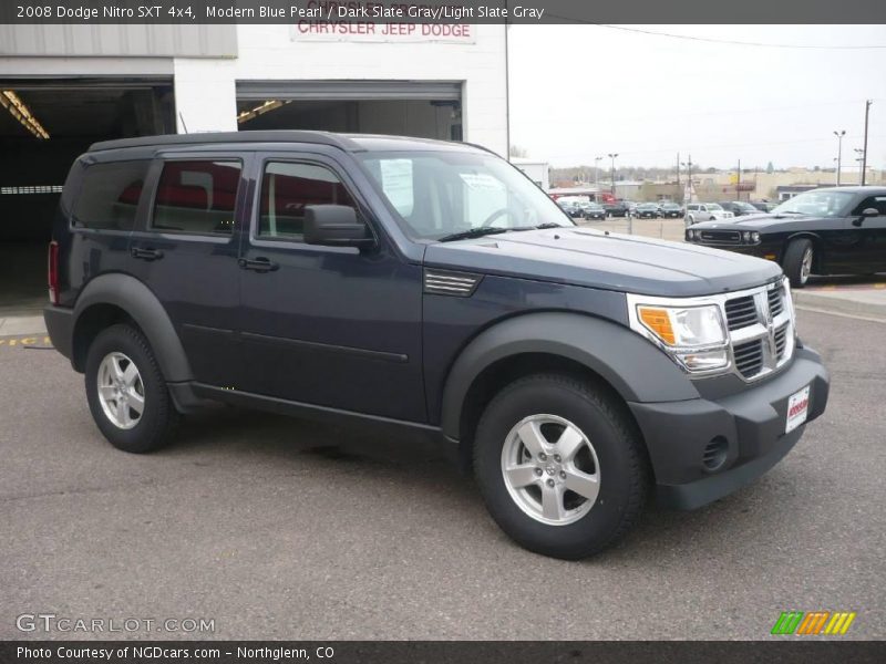 Modern Blue Pearl / Dark Slate Gray/Light Slate Gray 2008 Dodge Nitro SXT 4x4