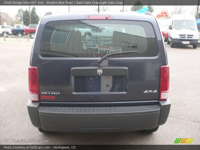Modern Blue Pearl / Dark Slate Gray/Light Slate Gray 2008 Dodge Nitro SXT 4x4