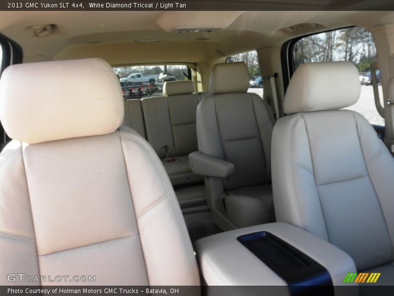 White Diamond Tricoat / Light Tan 2013 GMC Yukon SLT 4x4