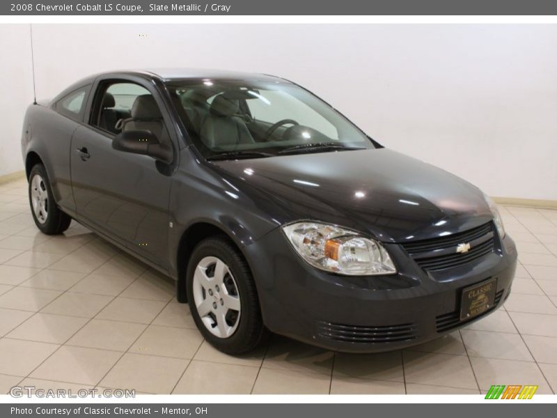 Slate Metallic / Gray 2008 Chevrolet Cobalt LS Coupe