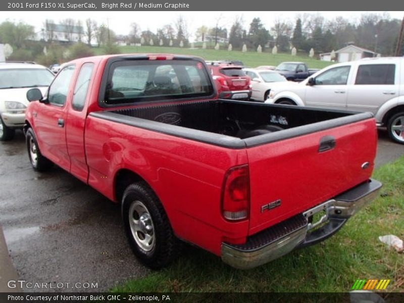 Bright Red / Medium Graphite 2001 Ford F150 XL SuperCab