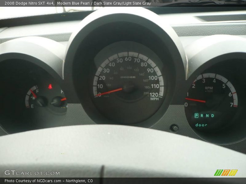 Modern Blue Pearl / Dark Slate Gray/Light Slate Gray 2008 Dodge Nitro SXT 4x4