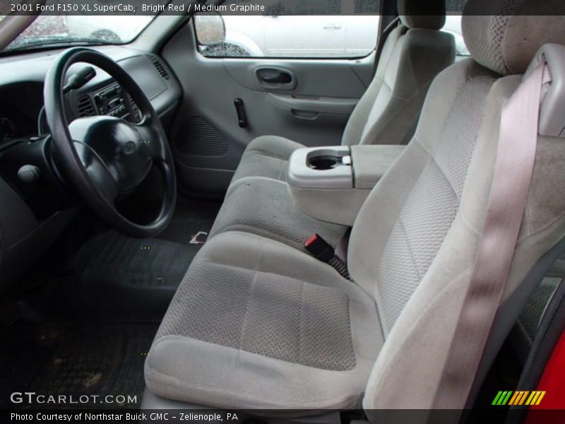 Bright Red / Medium Graphite 2001 Ford F150 XL SuperCab