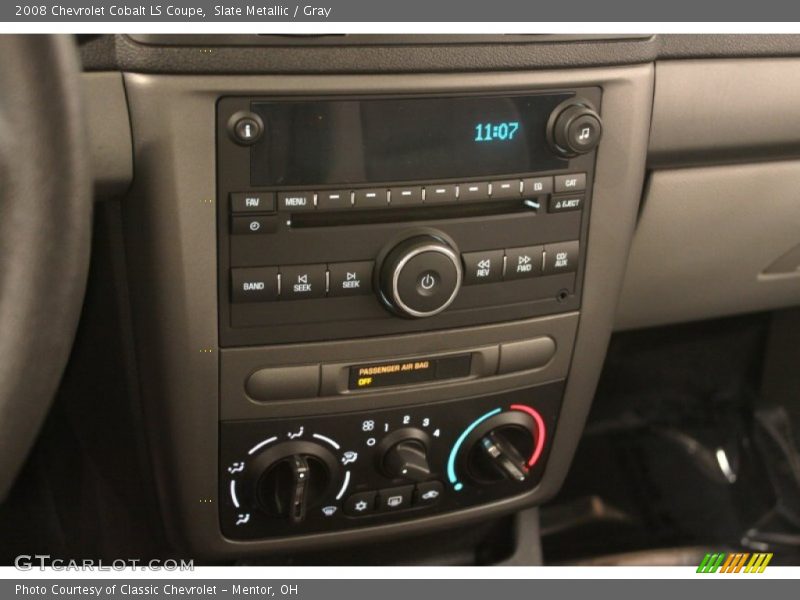 Slate Metallic / Gray 2008 Chevrolet Cobalt LS Coupe