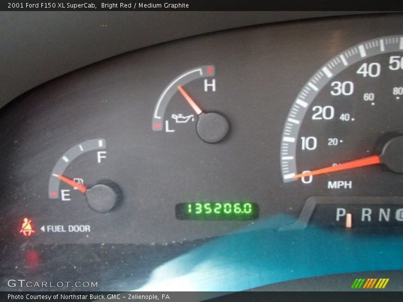 Bright Red / Medium Graphite 2001 Ford F150 XL SuperCab