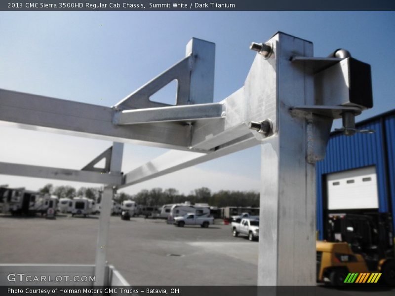 Summit White / Dark Titanium 2013 GMC Sierra 3500HD Regular Cab Chassis