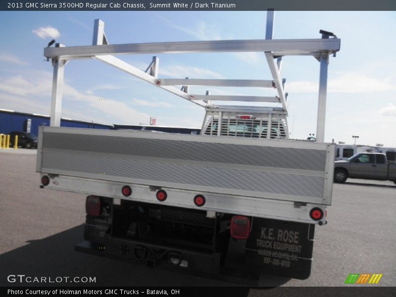 Summit White / Dark Titanium 2013 GMC Sierra 3500HD Regular Cab Chassis