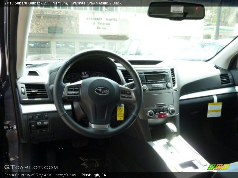 Graphite Gray Metallic / Black 2013 Subaru Outback 2.5i Premium