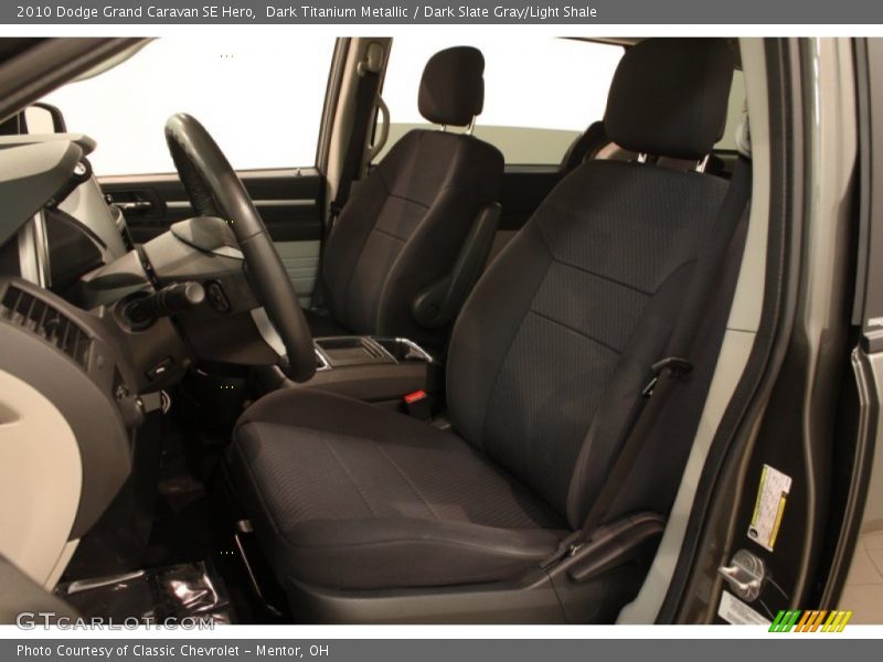 Dark Titanium Metallic / Dark Slate Gray/Light Shale 2010 Dodge Grand Caravan SE Hero