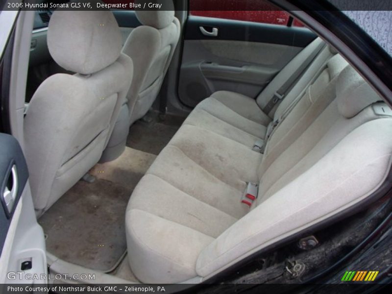 Deepwater Blue / Gray 2006 Hyundai Sonata GLS V6