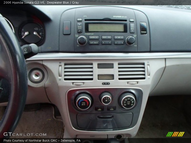 Deepwater Blue / Gray 2006 Hyundai Sonata GLS V6