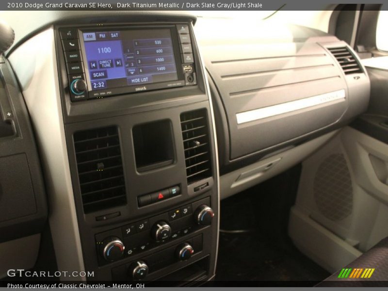 Dark Titanium Metallic / Dark Slate Gray/Light Shale 2010 Dodge Grand Caravan SE Hero