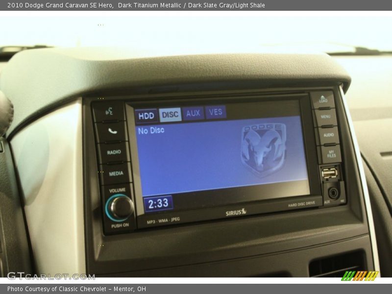 Dark Titanium Metallic / Dark Slate Gray/Light Shale 2010 Dodge Grand Caravan SE Hero