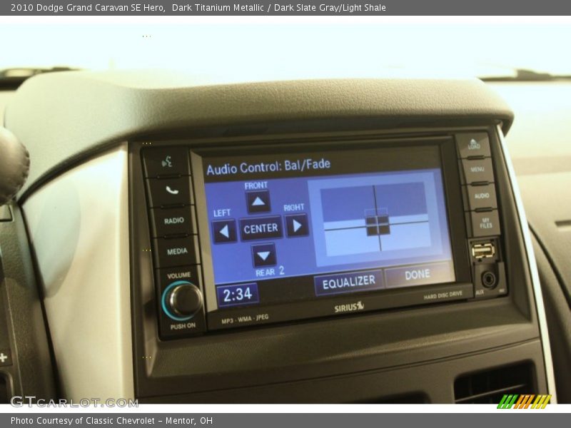 Dark Titanium Metallic / Dark Slate Gray/Light Shale 2010 Dodge Grand Caravan SE Hero