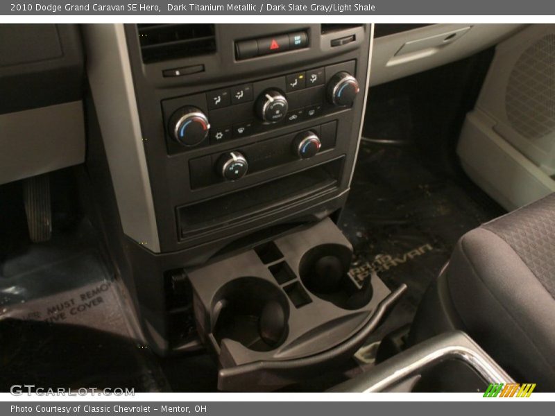 Dark Titanium Metallic / Dark Slate Gray/Light Shale 2010 Dodge Grand Caravan SE Hero