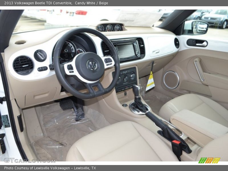 Dashboard of 2013 Beetle TDI Convertible