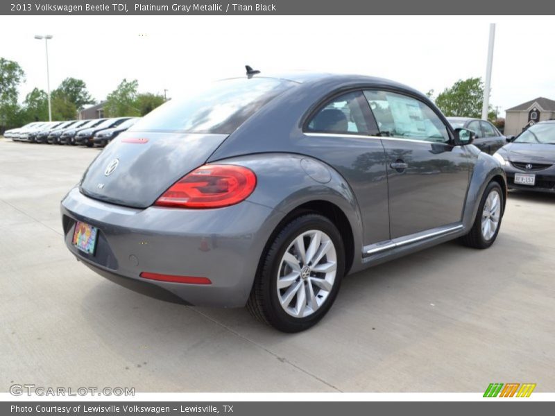 Platinum Gray Metallic / Titan Black 2013 Volkswagen Beetle TDI