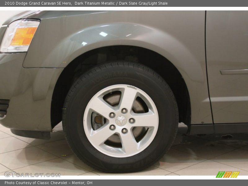 Dark Titanium Metallic / Dark Slate Gray/Light Shale 2010 Dodge Grand Caravan SE Hero
