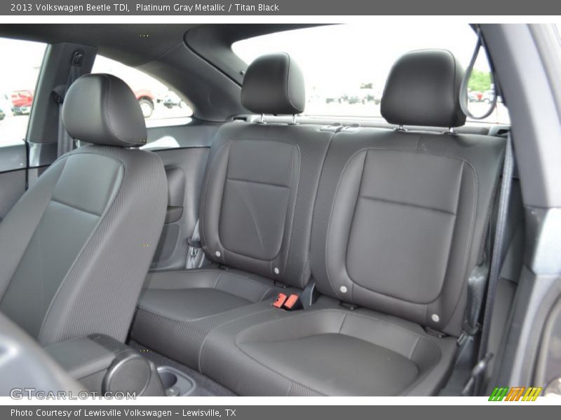 Rear Seat of 2013 Beetle TDI