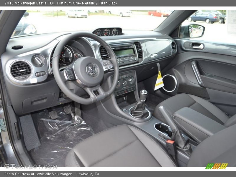  2013 Beetle TDI Titan Black Interior