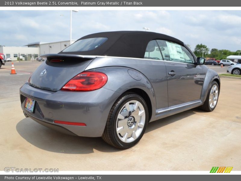Platinum Gray Metallic / Titan Black 2013 Volkswagen Beetle 2.5L Convertible