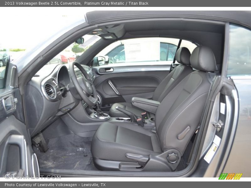 Platinum Gray Metallic / Titan Black 2013 Volkswagen Beetle 2.5L Convertible