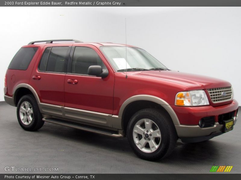 Redfire Metallic / Graphite Grey 2003 Ford Explorer Eddie Bauer