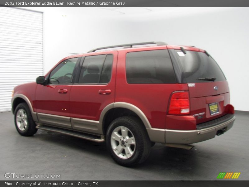 Redfire Metallic / Graphite Grey 2003 Ford Explorer Eddie Bauer