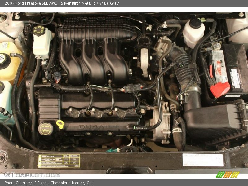 Silver Birch Metallic / Shale Grey 2007 Ford Freestyle SEL AWD