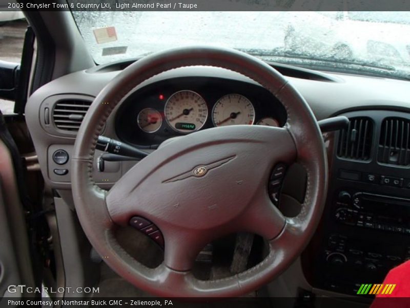 Light Almond Pearl / Taupe 2003 Chrysler Town & Country LXi