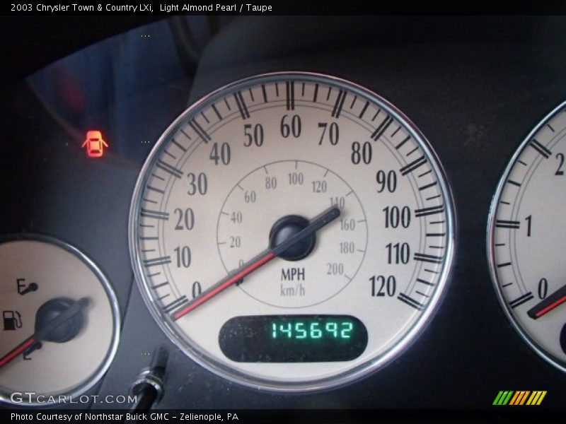 Light Almond Pearl / Taupe 2003 Chrysler Town & Country LXi