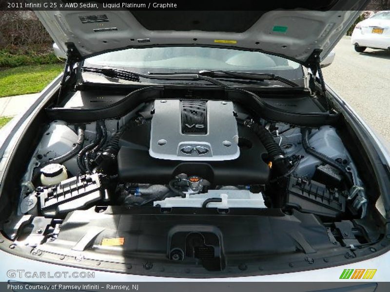 Liquid Platinum / Graphite 2011 Infiniti G 25 x AWD Sedan