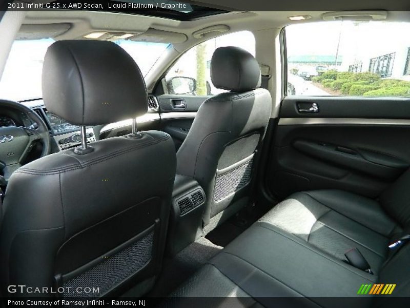 Liquid Platinum / Graphite 2011 Infiniti G 25 x AWD Sedan