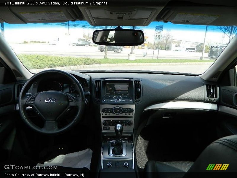 Liquid Platinum / Graphite 2011 Infiniti G 25 x AWD Sedan
