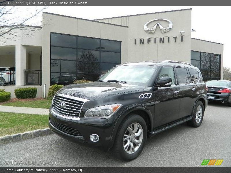 Black Obsidian / Wheat 2012 Infiniti QX 56 4WD
