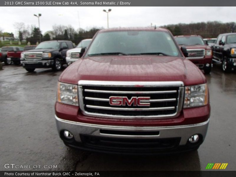 Sonoma Red Metallic / Ebony 2013 GMC Sierra 1500 SLE Crew Cab 4x4