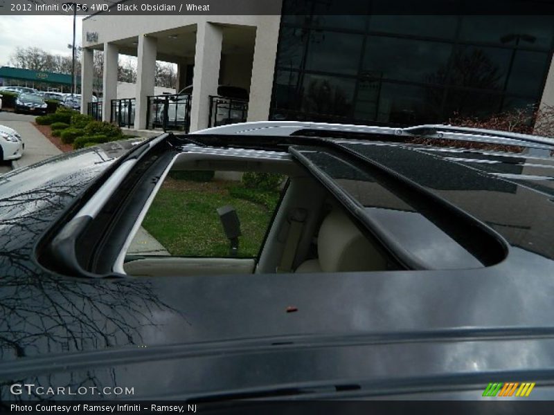 Black Obsidian / Wheat 2012 Infiniti QX 56 4WD