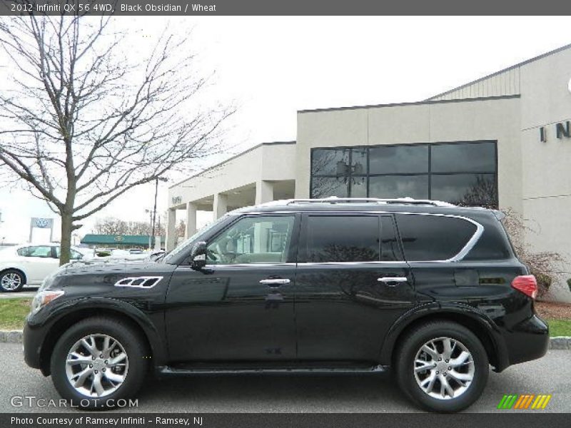 Black Obsidian / Wheat 2012 Infiniti QX 56 4WD