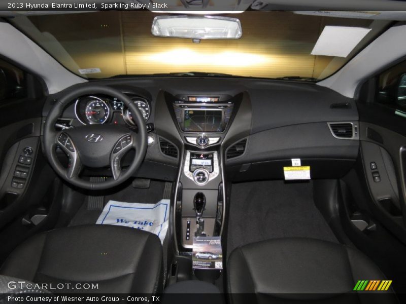 Sparkling Ruby / Black 2013 Hyundai Elantra Limited